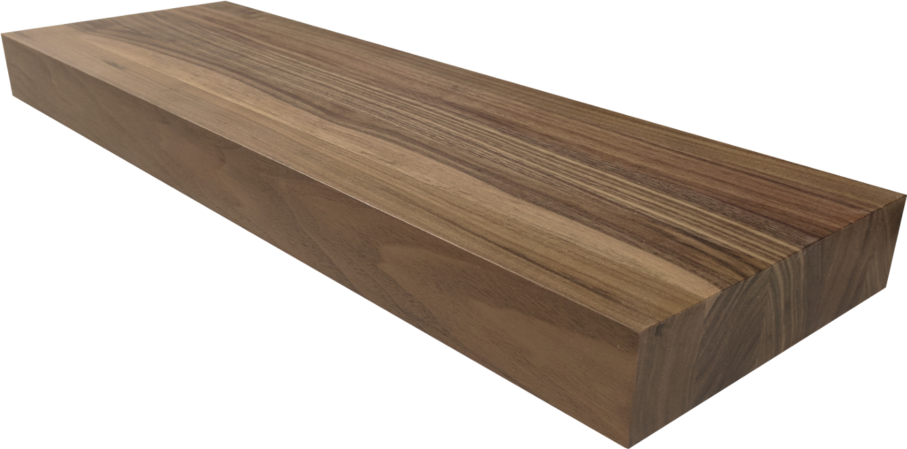 Solid Hardwood - Floating Shelf (1500x827), Png Download