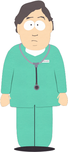 Dr-gauche - Doctor South Park Png (241x540), Png Download