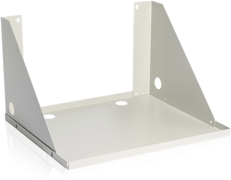 Wall Mount Shelf 17 Inch Deep, White - Wall Mounted Rack Shelf (500x500), Png Download