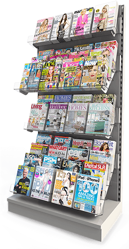 Magazine Displays & Shelving - Magazine Shelving (500x500), Png Download