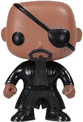 Marvel Nick Fury Icon - Funko Pop Marvel (bobble) (400x400), Png Download