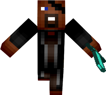 The American James Bond, Nick Fury - Nick Fury Minecraft Skin (408x376), Png Download