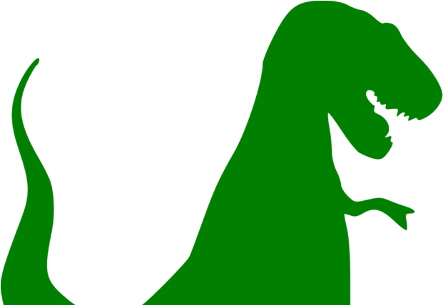 Carp Productions Presents - T Rex Silhouette (640x427), Png Download