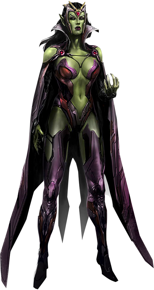 View Samegoogleiqdbsaucenao Empress-veranke , - Skrull Girl (540x1014), Png Download