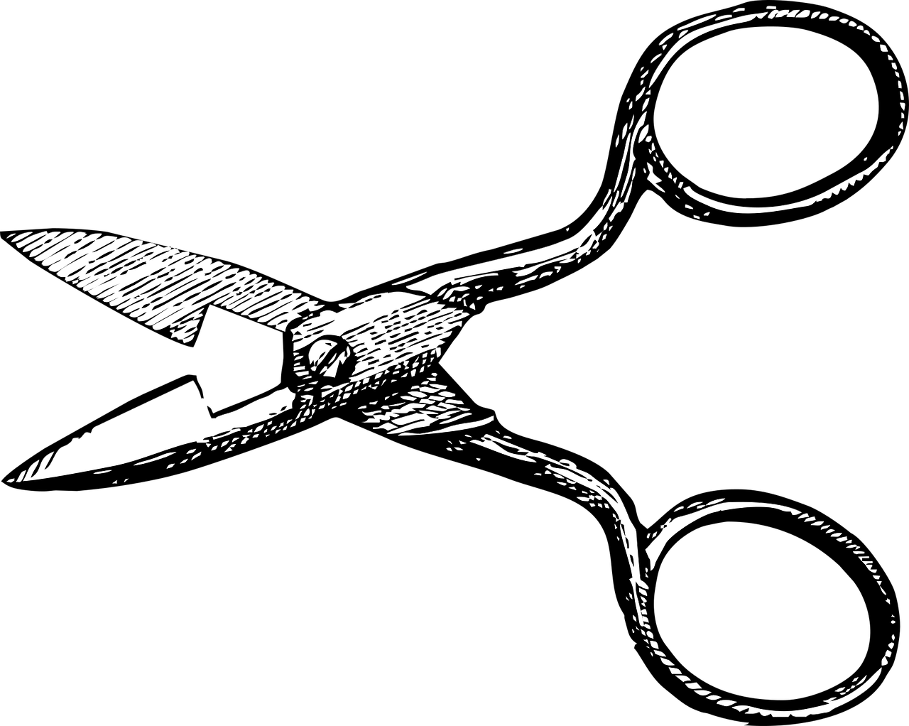 Buttonhole Scissor Clipart (500x399), Png Download