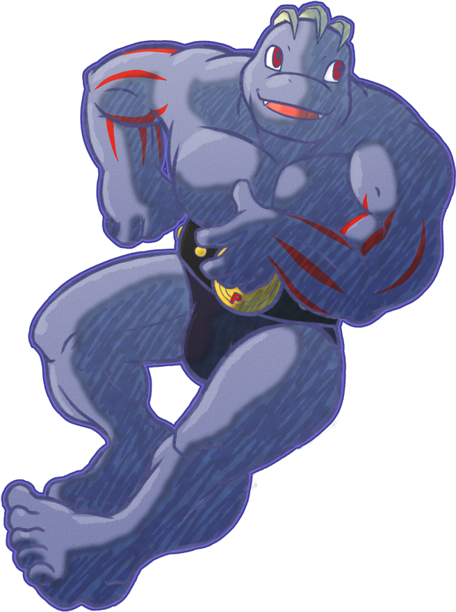 Machoke - Cute Machoke (670x900), Png Download