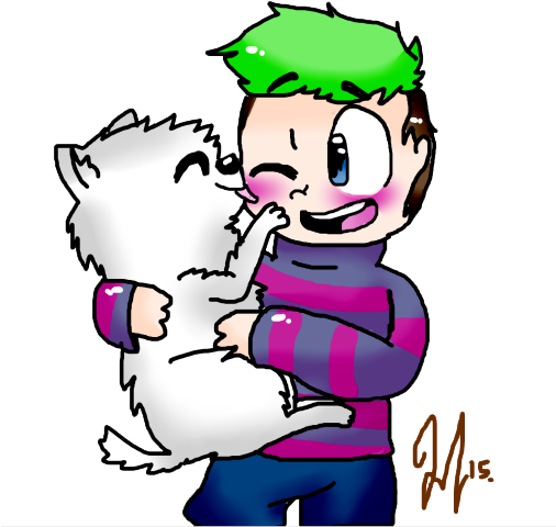 ““jack And Lesser Dog” - Cartoon (505x507), Png Download
