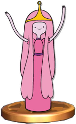 Princess Bubblegum Trophy - Adventure Time Princess Bubblegum (655x480), Png Download