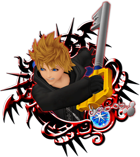 Roxas A - Kingdom Hearts Union X 7 Star Medals (488x547), Png Download
