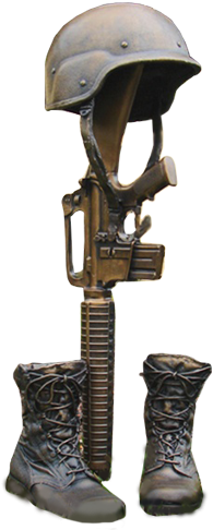 Fallen Soldier Bronze Sculpture Urn - Sculpture (500x500), Png Download