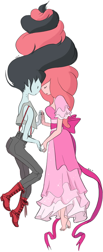 • 1k Adventure Time Mine Sugarless Gum Bubbline Princess - Princess Bubblegum And Marceline Fanfiction (600x854), Png Download