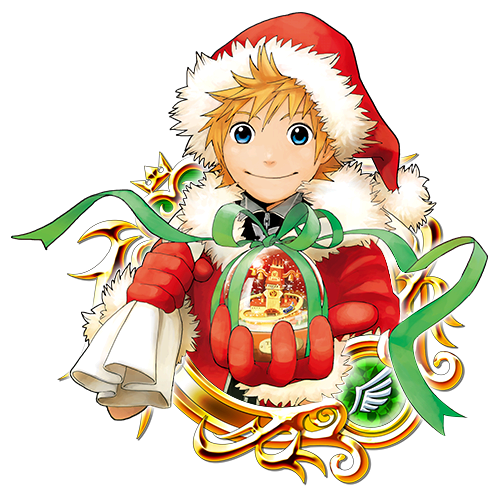 Toon Santa Roxas - Kingdom Hearts Key Art (500x486), Png Download