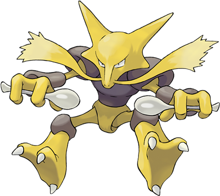 Alakazam, Machop, Machoke - Pokemon Alakazam (475x475), Png Download