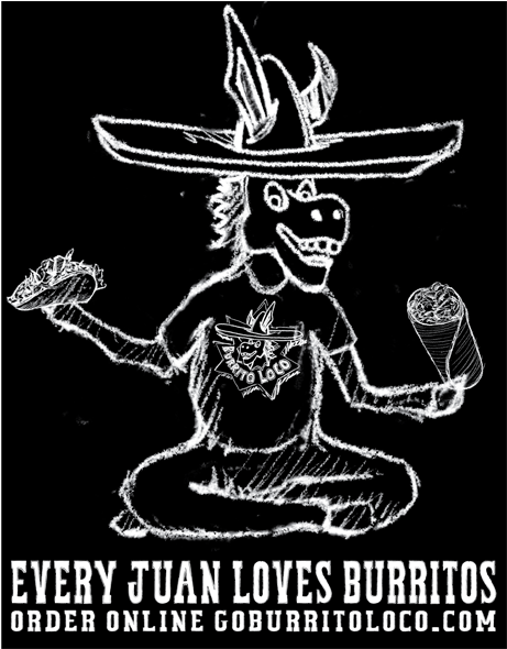 Burrito Loco - Poster (600x600), Png Download