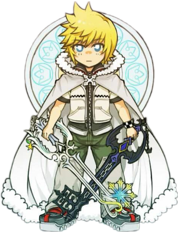 Report Abuse - Kingdom Hearts Roxas Art (614x802), Png Download
