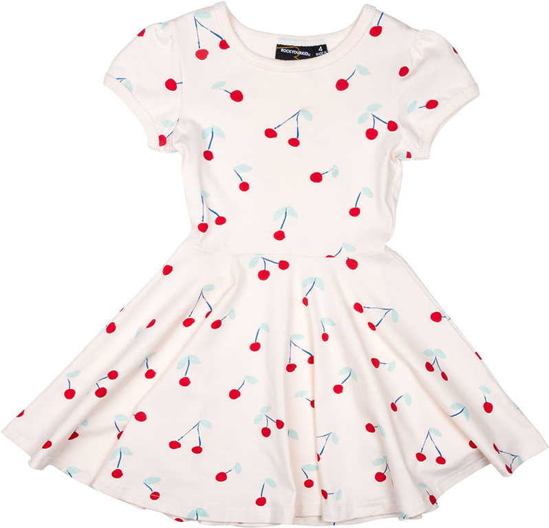 Ryk Cherry Bob Ss Waisted Dress Front V=1510470626 - Dress (1000x1000), Png Download