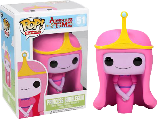 Princess Bubblegum Pop Vinyl Figure - Princess Bubblegum Funko Pop (546x414), Png Download
