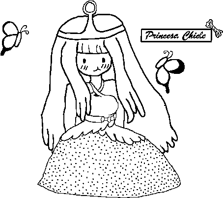Princess Bubblegum Coloring Page - Desenhos Para Colorir Do Hora De