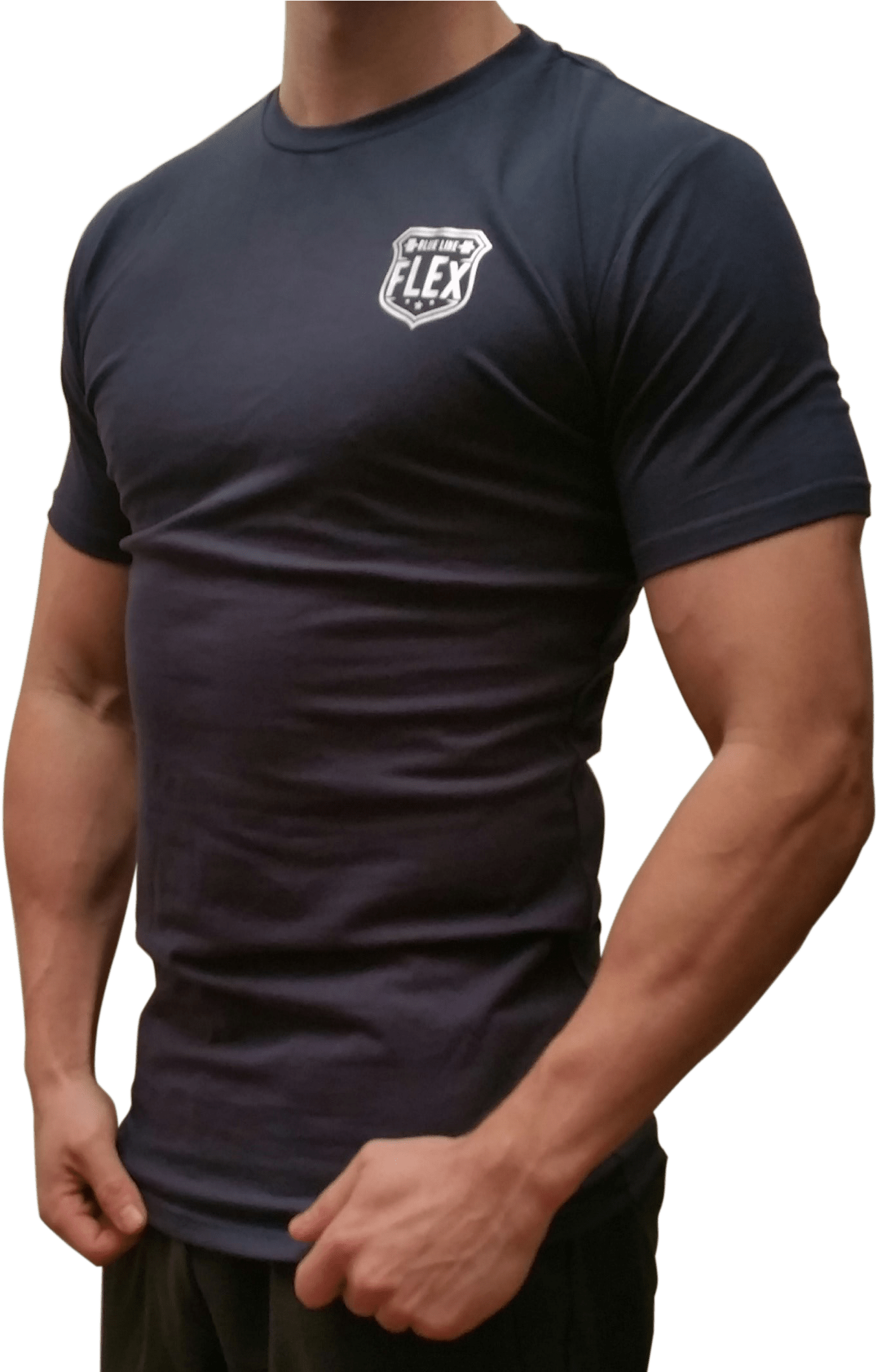 Police T Shirts Navy Thin Blue Line Shirt - Fitness Shirt (2114x2119), Png Download