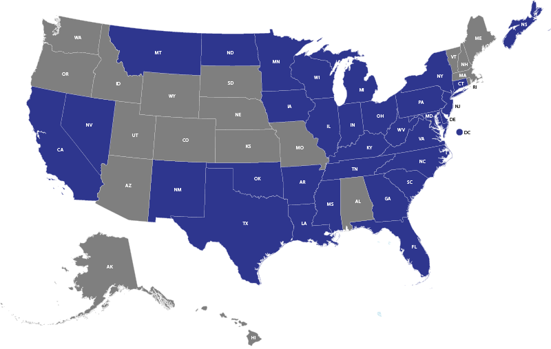 Where Have Blue Line Bears Been Delivered - Franklin Roosevelt Electoral Map (800x507), Png Download