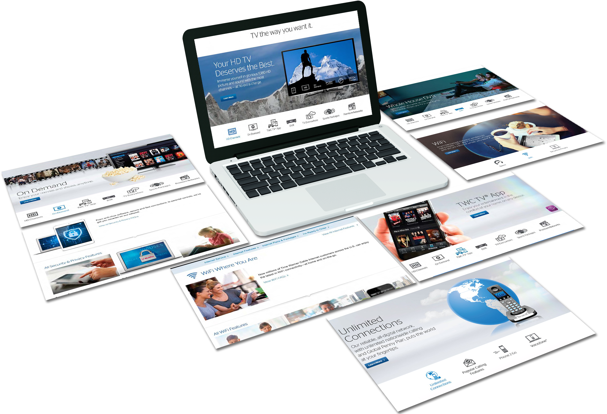 And Benefits Of All Time Warner Cable Services Without - Time Warner Cable (2040x1398), Png Download