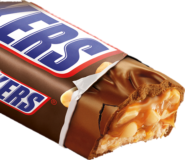 Bar De Chocolat Snickers (595x515), Png Download