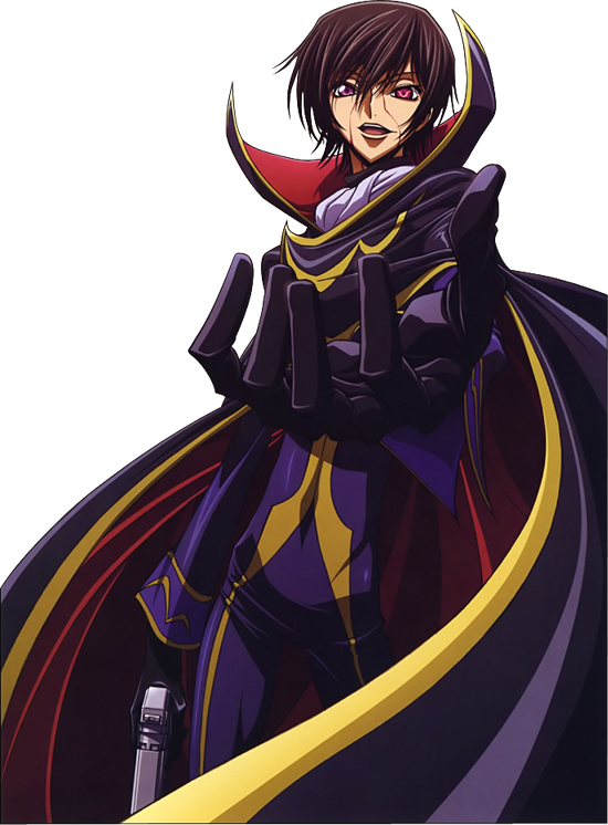 Lelouch Render Photo Lelouch Gun Render - Code Geass Lelouch Render (550x746), Png Download