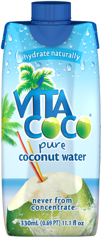 Vita Coco Pure Coconut Water, - Coconut Water In Dubai (250x500), Png Download