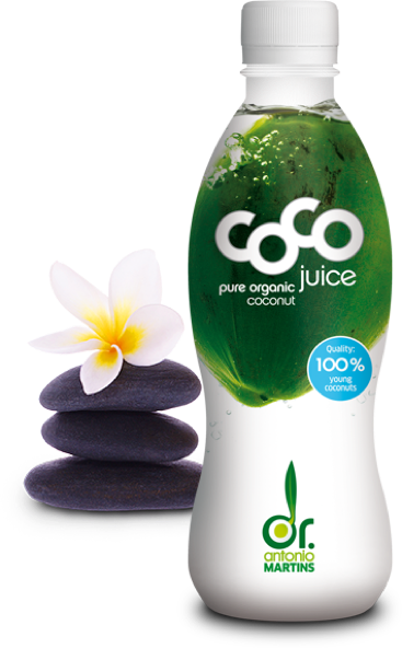 Dr Antonio Martins Coconut Water Kokoswasser Wellness - Dr. Antonio Martins Organic Coco Juice Pure, 330ml (367x592), Png Download