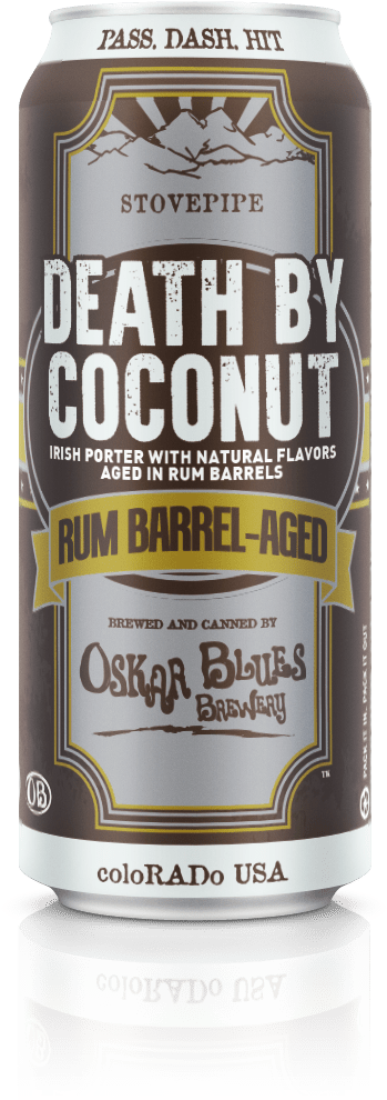 Oskar Blues Rum Barrel-aged Death By Coconut Debuts - Rum Barrel Aged Death By Coconut (1334x1100), Png Download