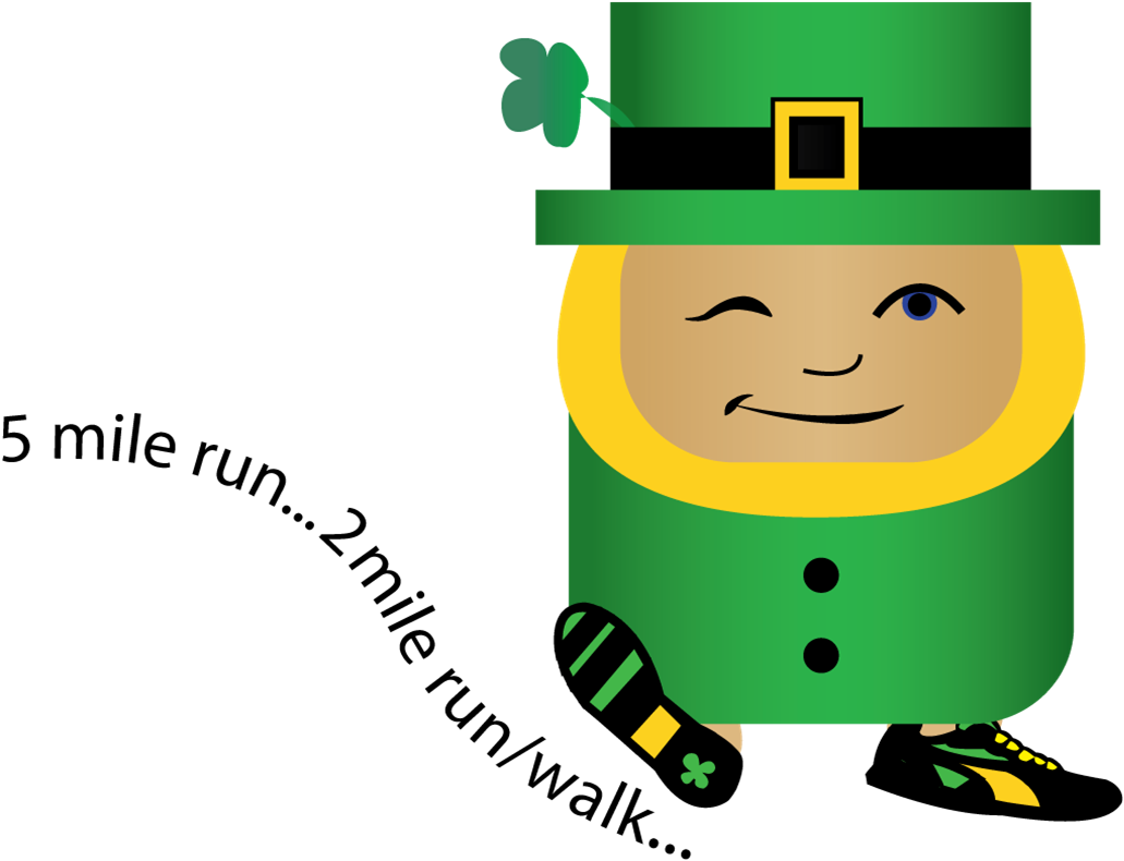 2016 Leprechaun Run Brings Gold - Leprechaun (1172x1154), Png Download
