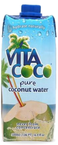 Wellness Drinks - Vita Coco - Coconut Water 500 Ml. Peach (285x800), Png Download