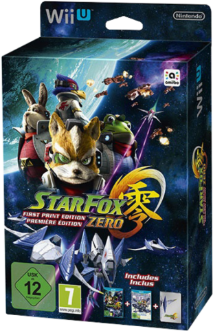 Star Fox Zero First Print Edition [wii U] - Star Fox Zero Limited Edition (940x480), Png Download