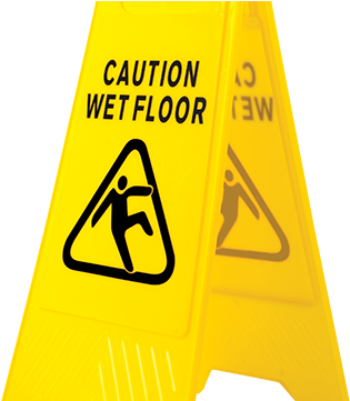 Wet Floor Warning Sign - Warning Sign Wet Floor (400x360), Png Download