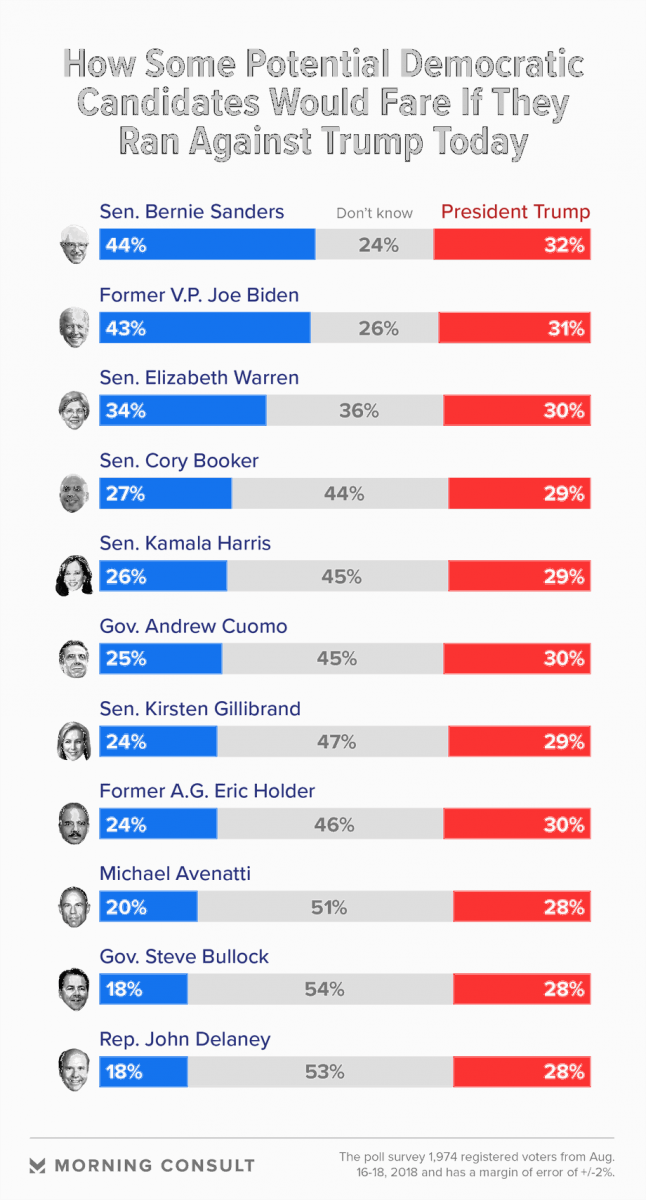 Trump Trails Dems - Trump 2020 (646x1200), Png Download