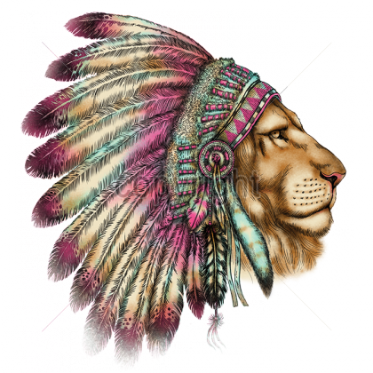 Lion Tattoo Clipart Love - Tatuajes De Leon Con Plumas (420x420), Png Download