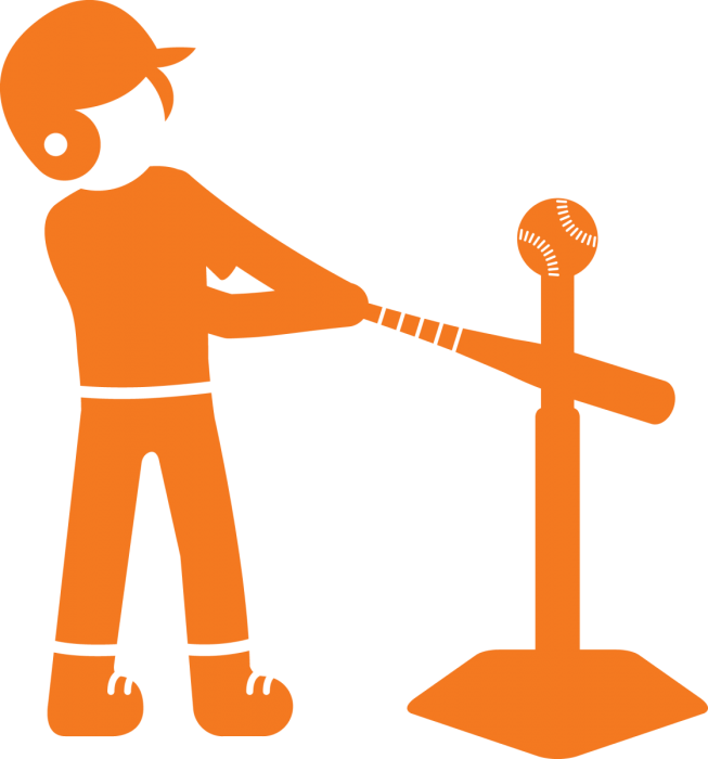 Ludington Recreation T-ball, Baseball, And Softball - T Ball Clip Art (653x700), Png Download