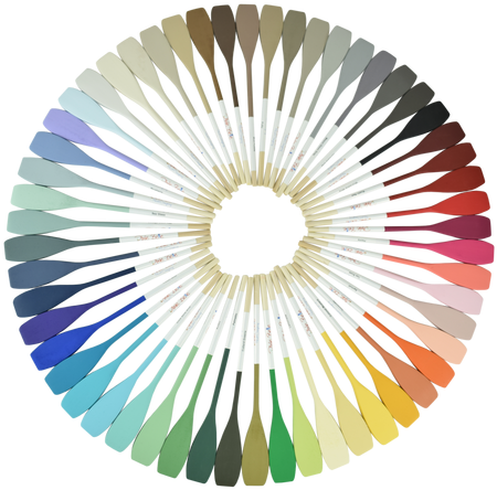 Complete Set Of Hand-painted Wooden Spoons - Dixie Belle Paint Company (500x500), Png Download