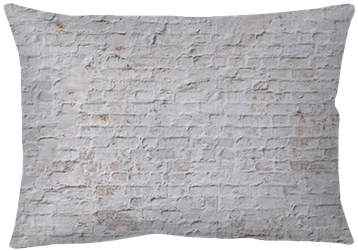 White Grunge Brick Wall Background Throw Pillow • Pixers® - Fotobehang - To Be Hip, New York City (400x400), Png Download