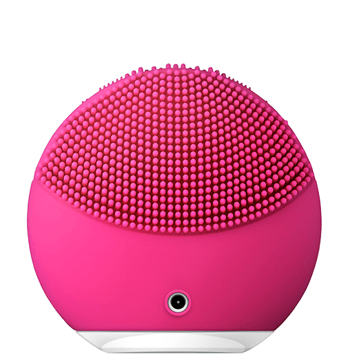 Luna Mini 2 Facial Cleansing Brush, Fuchsia Foreoluna - Foreo Luna Mini 2 - Fuchsia (504x600), Png Download