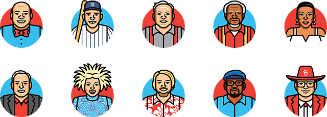 Illustrations By Elias Stein - Caricature (640x230), Png Download