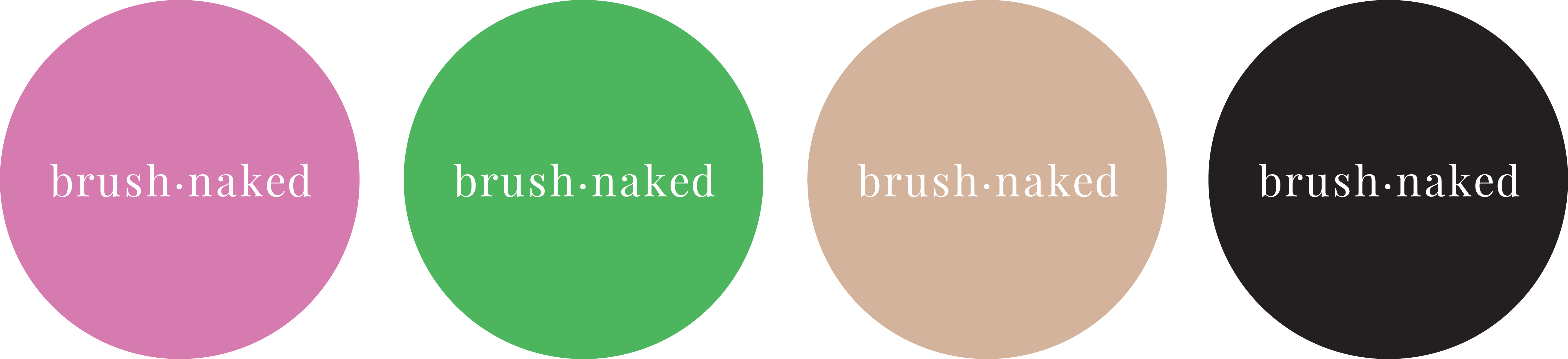 Brushnaked Circle - Circle (5714x1310), Png Download