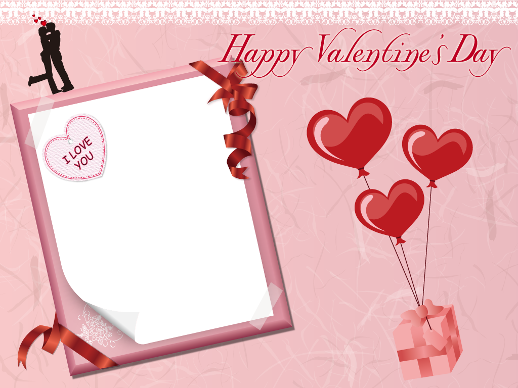 Angkorsite Photo Frame 1 - Valentine's Day (1024x768), Png Download