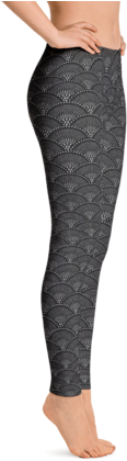 Fish Scale Pattern Leggings - Pornhub Clothes (450x450), Png Download