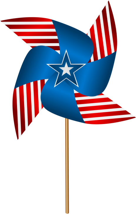 Free Png Usa Pinwheel Image Png Images Transparent - Transparent July Clip Art (480x757), Png Download