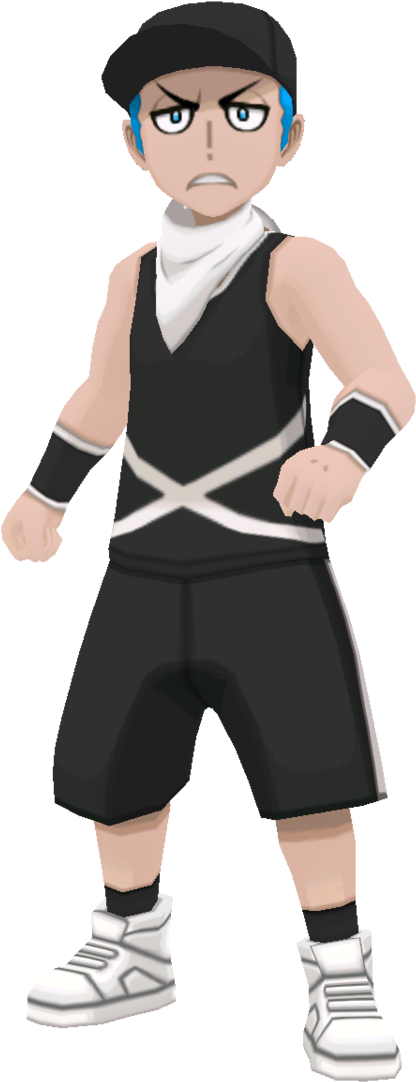 Punk Pair - Punk Guy Pokemon Sun And Moon (1200x1200), Png Download