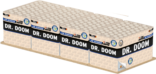 04262 Dr - Doom - Fireworks (550x450), Png Download