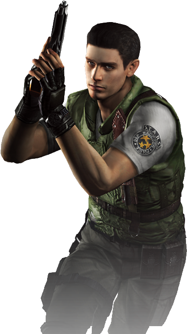 Resident Evil Hd Render By Yukizm Video Game Art, Resident - Resident Evil Remake Chris Redfield (411x688), Png Download