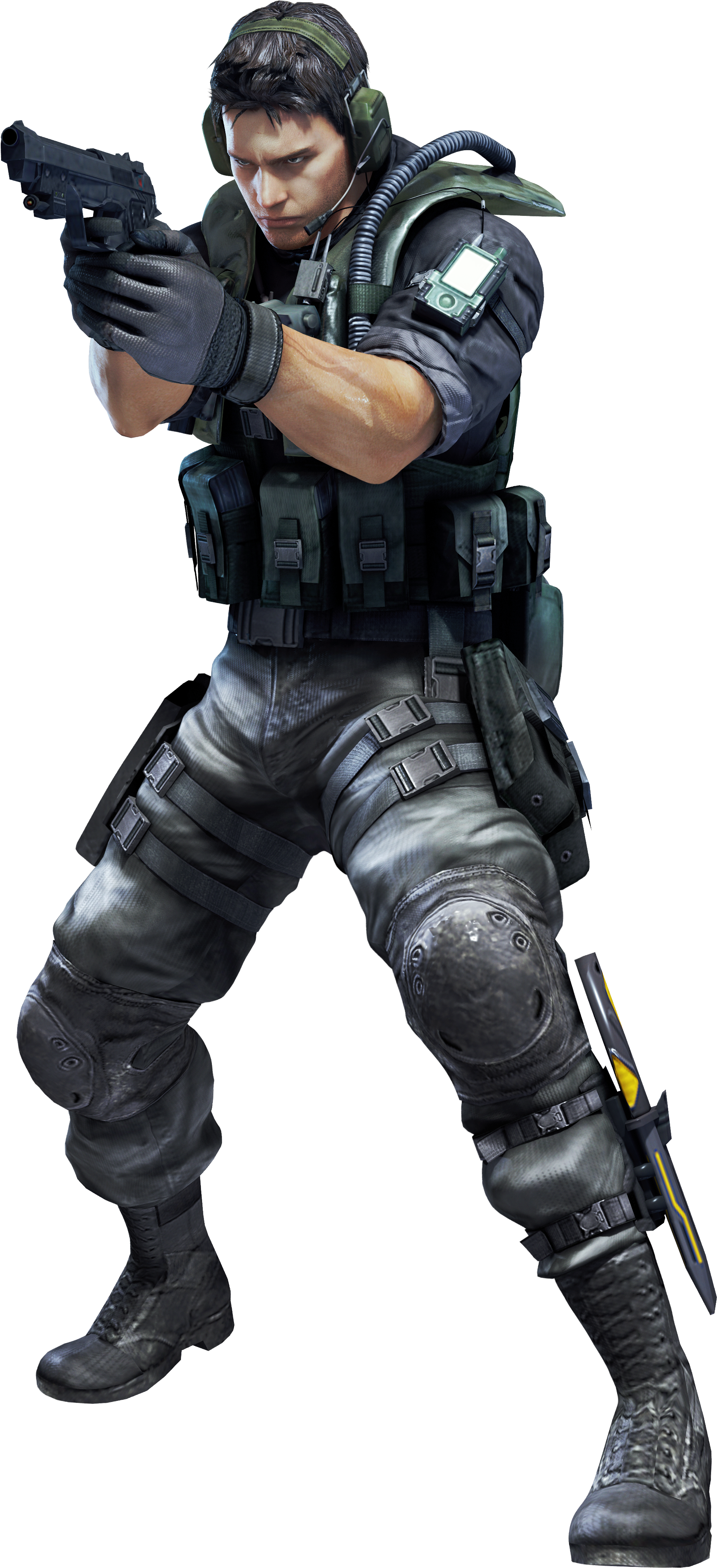 Resident Evil Resident Evil Revalations Chris Redfield - Chris Redfield Re Revelations (3600x4500), Png Download