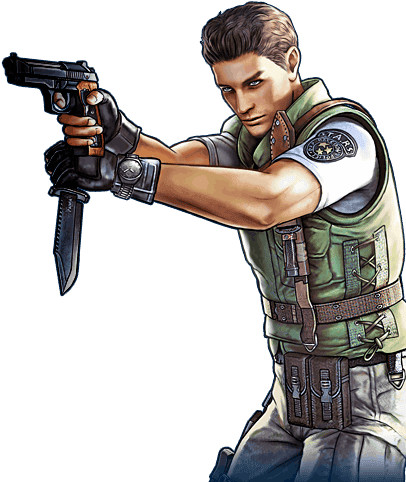 Chris Redfield - Resident Evil Code Veronica Soldiers (488x520), Png Download